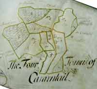 Map of the Four Towns of Cararntail