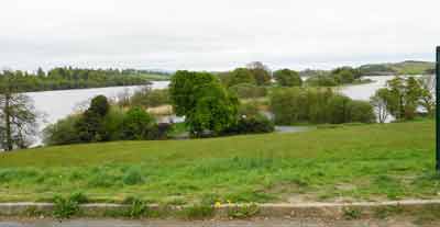 Photograph of Lough Muckno from site of Castle Blayney