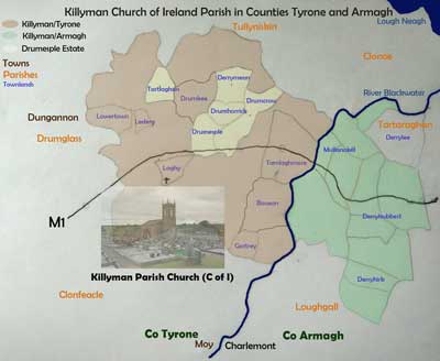 Map of Killyman parish