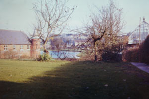 Photo of Orange Lodge & Peter's Lake from Holly Lodge