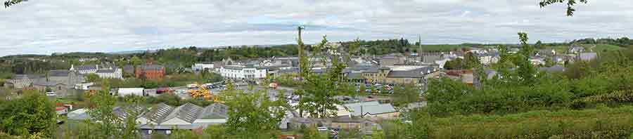 View of Monaghan from Pound Hill